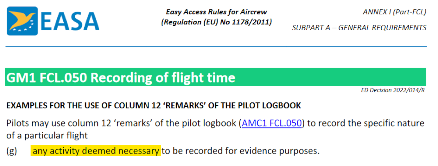 I piloti sono lasciati soli a determinare quali attività è necessario registrare. Con capzlog.aero, tuttavia, questo compito è reso semplice.